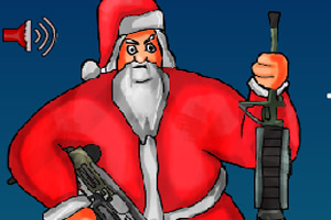 圣诞老人打僵尸无敌版小游戏