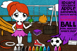 可爱蜡笔画小游戏