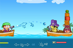 大炮渔船拯救世界2修改版小游戏