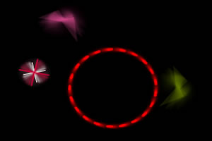 图形防守小游戏