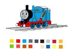 托马斯小火车涂鸦小游戏
