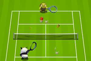 熊猫乌龟网球赛小游戏