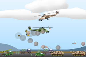直升机战争无敌版小游戏