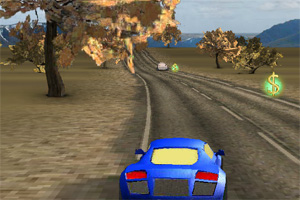 3D山谷赛车小游戏