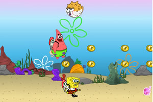海绵宝宝海底行小游戏