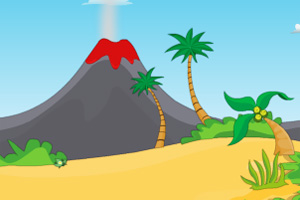 火山岛逃生小游戏