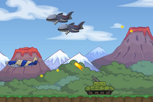 坦克空战无敌版小游戏