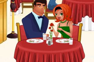 餐馆里的浪漫故事小游戏
