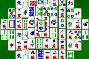 麻将牌连连看小游戏