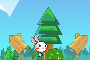 彩虹兔冒险3小游戏