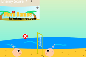 沙滩排球大赛小游戏