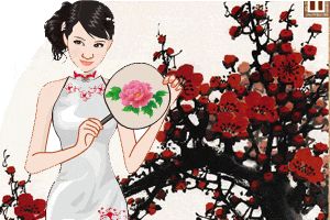 中国旗袍美女小游戏