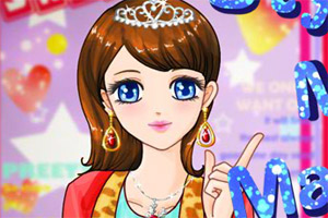 杂志美眉化妆小游戏