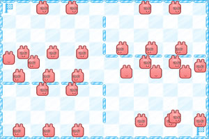 粉红小兔逃跑小游戏