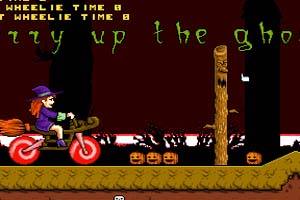 魔女骑摩托小游戏