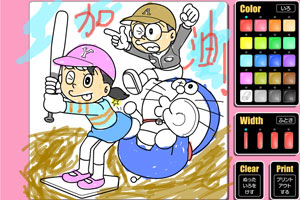 机器猫水彩画10小游戏
