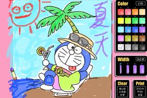 机器猫水彩画11小游戏