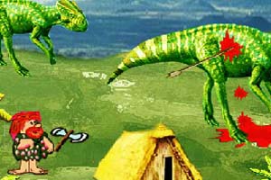 原始人防御恐龙2小游戏