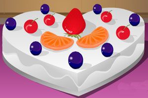 制作水果蛋糕小游戏