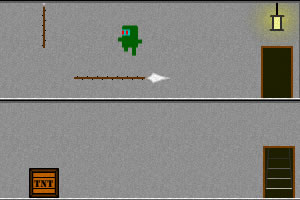 迷你僵尸闯天关小游戏