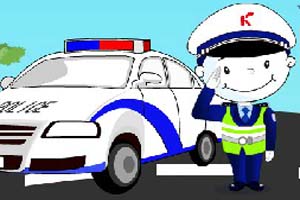 百吉福职业小行家交警篇小游戏