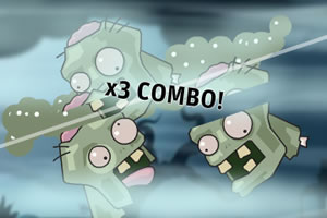 主妇消灭僵尸小游戏