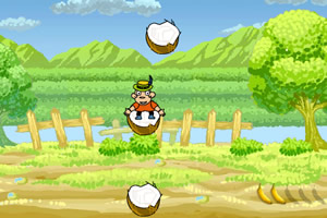 摘椰子上百层小游戏