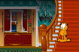 加菲猫闯鬼屋小游戏