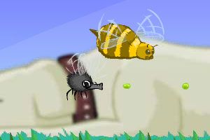 虫妈妈飞行小游戏