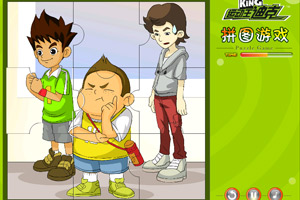 运动王迪克空竹拼图小游戏