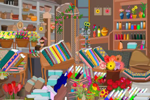 寻找四色花小游戏