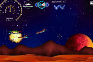 防卫蓝天小游戏