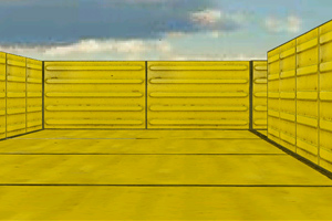 3D黄颜色迷宫小游戏