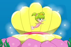 美人鱼与王子的故事小游戏