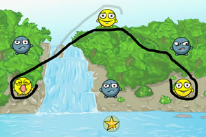 画线开心小球小游戏