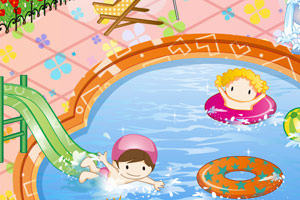 幼儿园游泳池小游戏