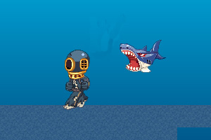 深海大白鲨小游戏