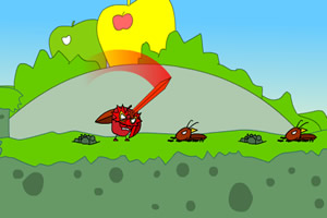 苹果超人之虫虫危机小游戏