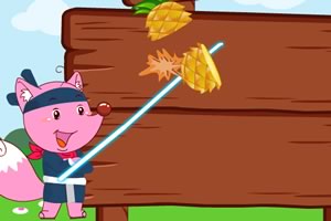 星星狐忍者剑术小游戏