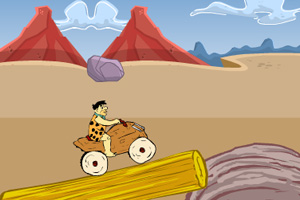 摩登原始人石器赛车2小游戏