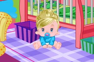 可爱宝宝房小游戏