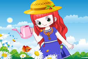 可爱园丁女孩小游戏
