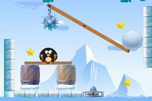 企鹅入海小游戏