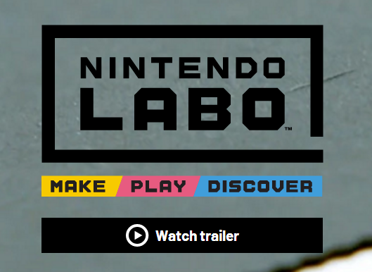 任天堂公布Switch1.18新玩法公布：Nintendo Labo手工全新体验