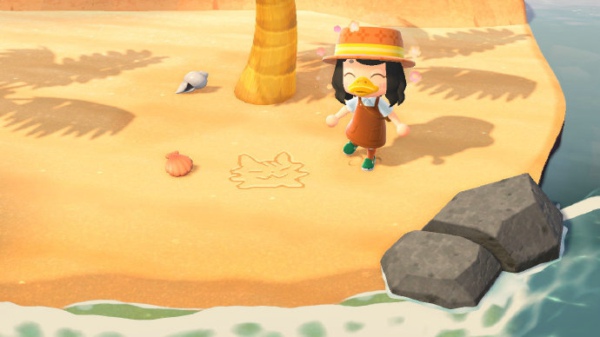 集合啦动物森友会怎么在沙滩上画画 在沙滩上画画方法介绍
