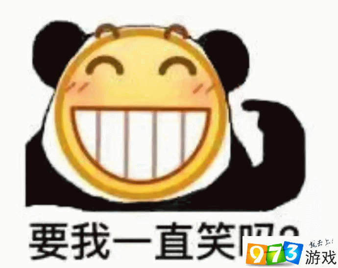 熊猫头面具假笑图片