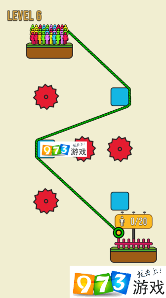 繩索救援第6關(guān)怎么過 第6關(guān)圖文通關(guān)攻略