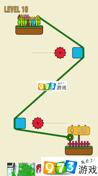 繩索救援第10關(guān)怎么過(guò) 第10關(guān)圖文通關(guān)攻略