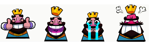 皇室战争国王生气表情图片