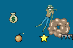 大炮僵尸2无敌版小游戏